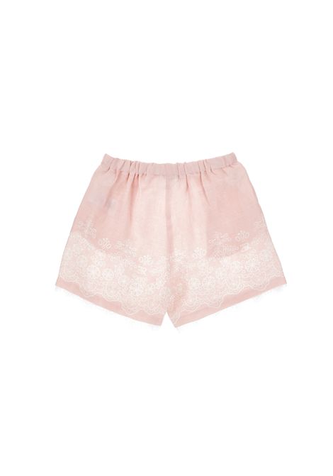 Shorts con ricamo ERMANNO SCERVINO JUNIOR | Z1G414 76720092